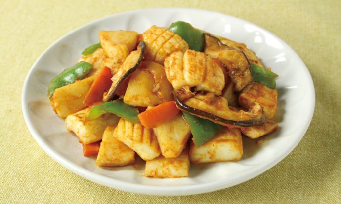 イカのケチャップ炒め