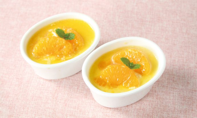 みかんプリン