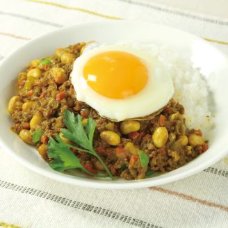 レンジでヘルシードライカレー