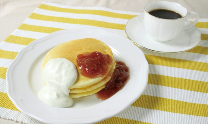 とろ～りクリームのパンケーキ