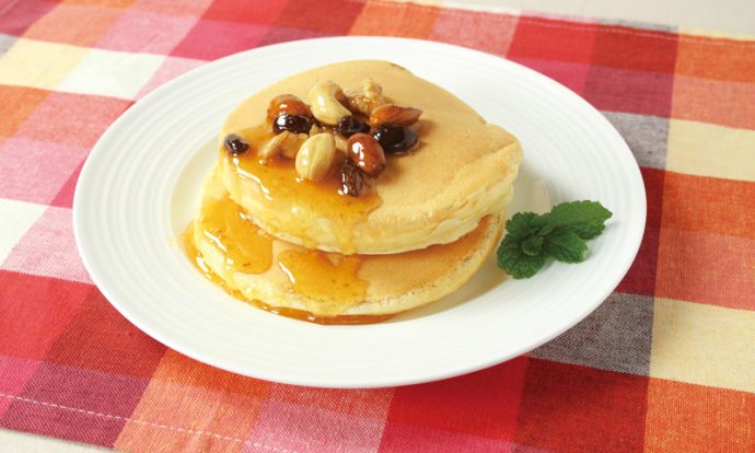 ハニーナッツヨーグルトパンケーキ