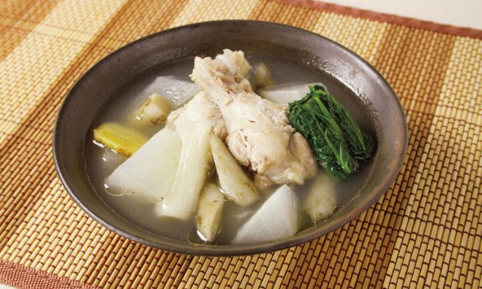手羽元と根菜のサムゲタン