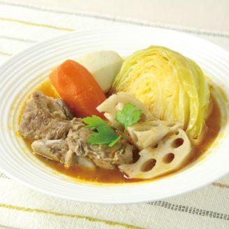 スペアリブのトマトポトフ