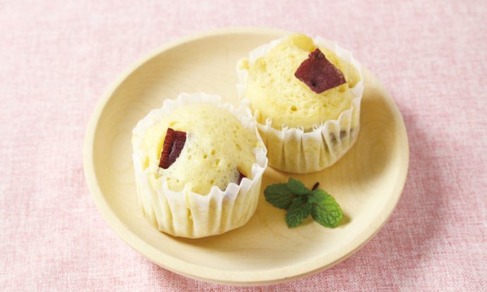 さつまいものメープルバター蒸しパン