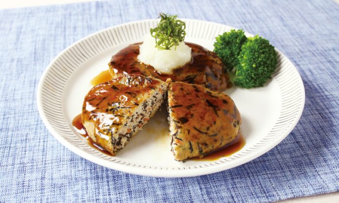 ひじきたっぷり 和風ハンバーグ