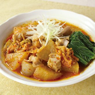 キムチもつ煮