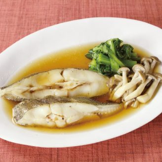 カラスカレイの漬け焼き