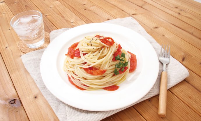 ドライトマトのオリーブオイル漬け手順画像