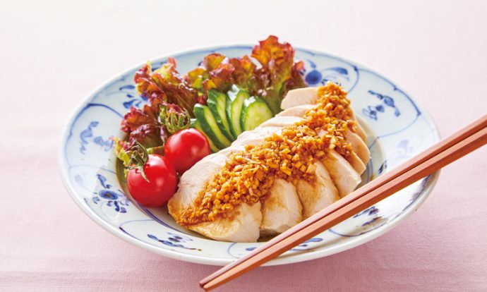 レンジで簡単！鶏肉の油淋ソース