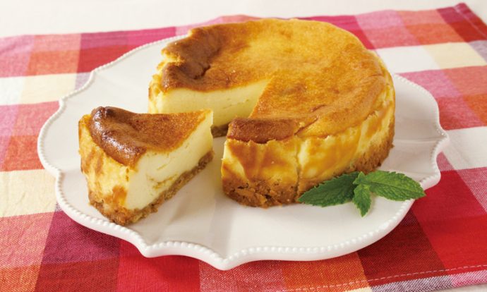 マーマレードのチーズケーキ