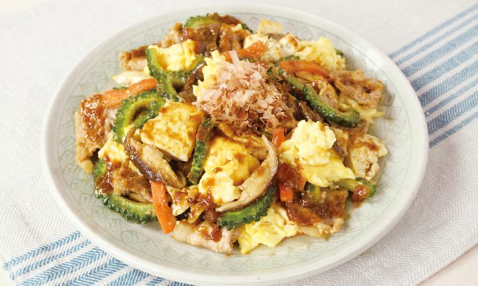 麦みそで優しい味に！ゴーヤチャンプルー