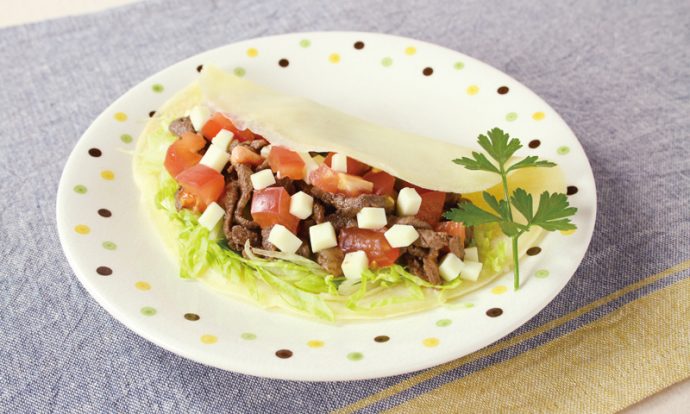 米粉で簡単タコス