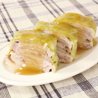 豚肉と白菜のミルフィーユ風