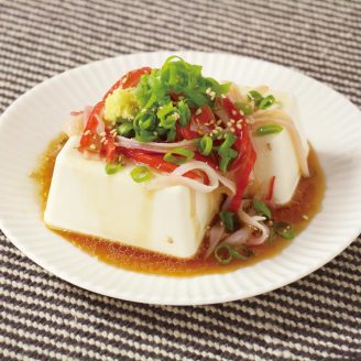 かにかまの中華風冷やっこ