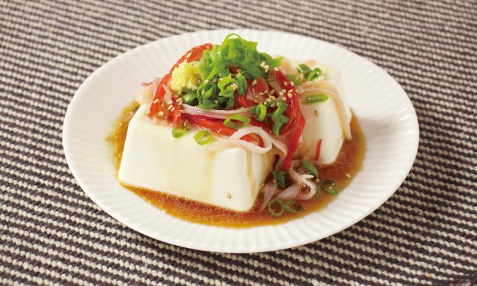 かにかまの中華風冷やっこ