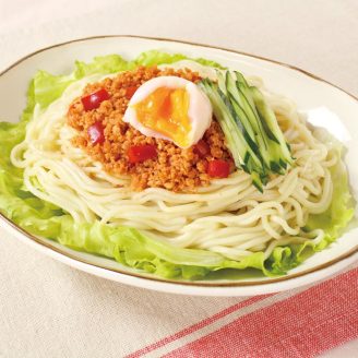 鶏そぼろのジャージャー麺