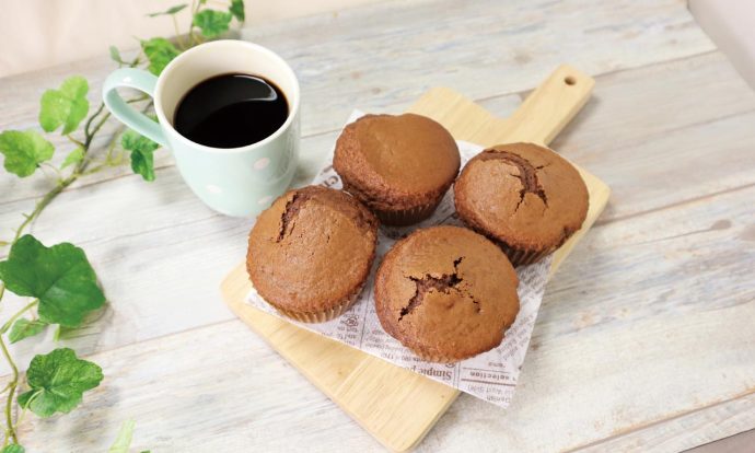 ココアカップケーキ