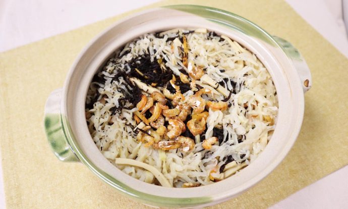 乾物オールスター炊き込みごはん