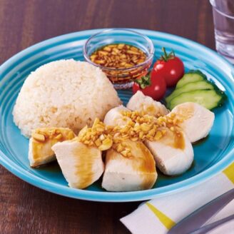 フライパンで！海南風チキンライス