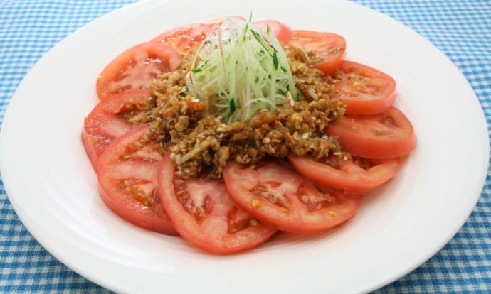 中華風トマトサラダ