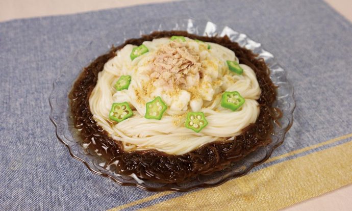 もずくとツナのそうめん