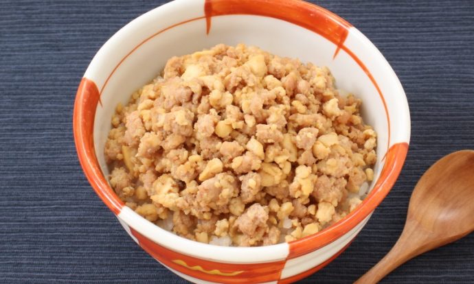 鶏ミンチと豆腐のそぼろ