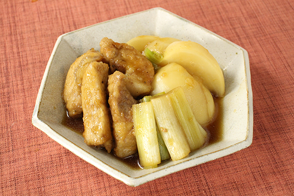 かぶとねぎと豚肉のうま煮