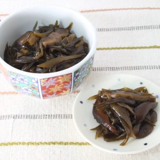 しいたけと茎わかめの佃煮