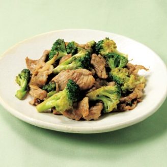 豚肉とブロッコリーのオイスターマヨ炒め