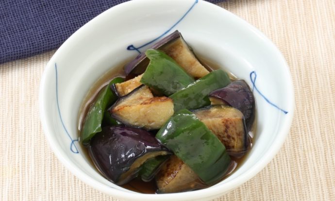 ピーマンとなすの煮びたし