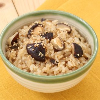 乾しいたけの炊き込みごはん