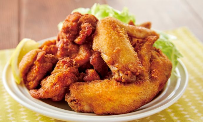 手羽先ともも肉の唐揚げ