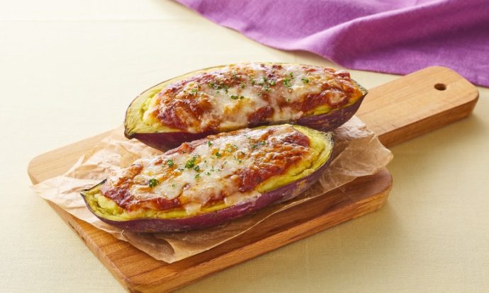 さつまいもミートグラタン