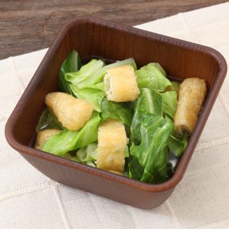 キャベツと揚げの煮びたし