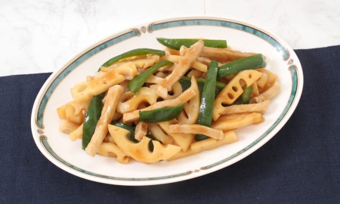 しゃきしゃきれんこんチンジャオロース