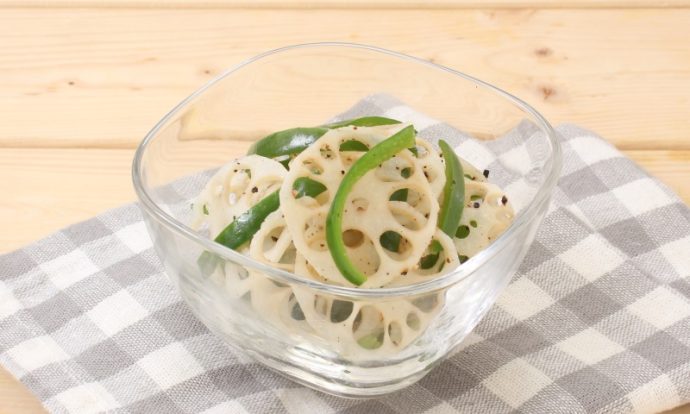 れんこんとピーマンのパパッと炒め