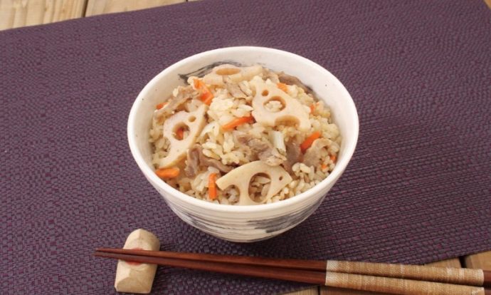 徳島れんこんの土鍋ごはん