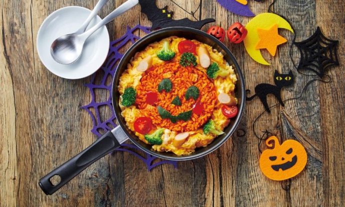 ハロウィンオムライス