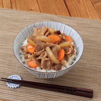 野菜たっぷり牛丼