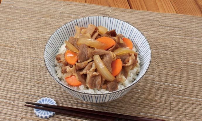 野菜たっぷり牛丼