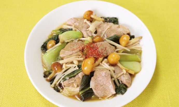 豚ヒレ肉の中華蒸し