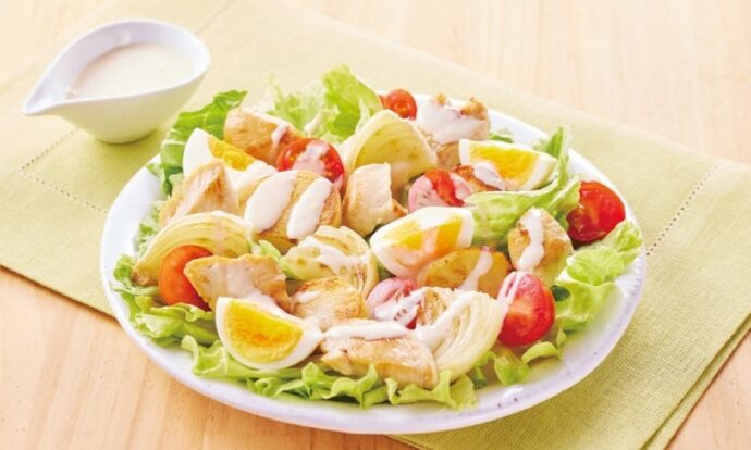 鶏むね肉と新じゃがいもの春サラダ