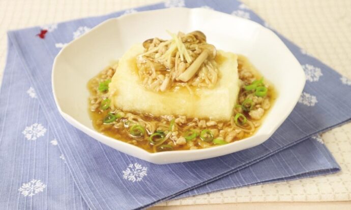 揚げだし豆腐そぼろあんかけ