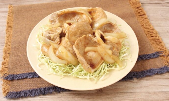 自然豚の生姜焼き