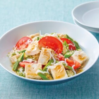 しらすと豆腐のさっぱりサラダ