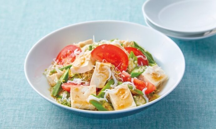 しらすと豆腐のさっぱりサラダ