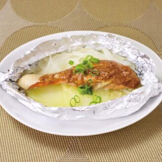 鮭のごまみそマヨネーズ焼き