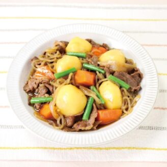 お酢でさっぱり肉じゃが