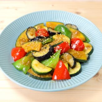 夏野菜のあぶら味噌