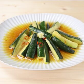 ズッキーニの揚げびたし
